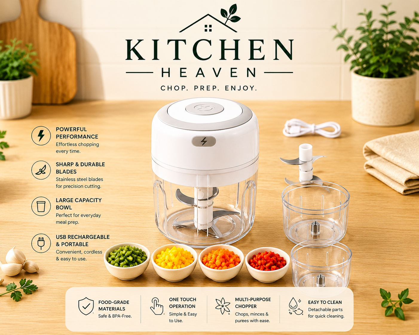 Wireless Food Chopper